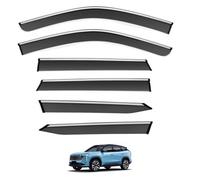 ZDDYUU Car Wind Deflectors for Geely Atlas MK2 -FX11 2022-2025, Sun Rain Guards Visor Car Window Shields Protector Deflectors Auto Parts Stick-On, 6 PCS