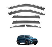 ZDDYUU Car Wind Deflectors for Geely Monjaro MK1-KX11 2021-2025, Sun Rain Guards Visor Car Window Shields Protector Deflectors Auto Parts Stick-On,6 PCS
