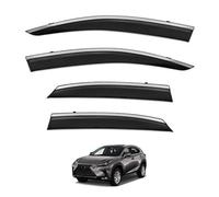 ZDDYUU Car Wind Deflectors for Lexus NX MK1-AZ10 2014-2021, Sun Rain Guards Visor Car Window Shields Protector Deflectors Auto Parts Stick-On