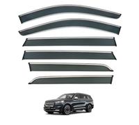 ZDDYUU Car Wind Deflectors for Lincoln Aviator MK2-U611 2020-2025, Sun Rain Guards Visor Car Window Shields Protector Deflectors Auto Parts Stick-On,6 PCS