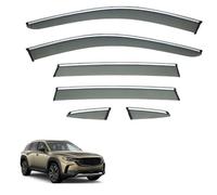 ZDDYUU Car Wind Deflectors for Mazda CX-50 MK1-VA 2023-2025, Sun Rain Guards Visor Car Window Shields Protector Deflectors Auto Parts Stick-On,6 PCS