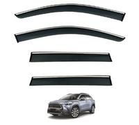 ZDDYUU Car Wind Deflectors for Toyota Corolla CROSS MK1-XG10 2021-2025, Sun Rain Guards Visor Car Window Shields Protector Deflectors Auto Parts Stick-On,4 PCS