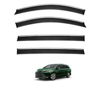 ZDDYUU Car Wind Deflectors for Toyota Grevia MK4-XL40 2022-2025, Sun Rain Guards Visor Car Window Shields Protector Deflectors Auto Parts Stick-On,4 PCS