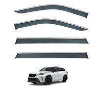 ZDDYUU Car Wind Deflectors for Toyota Highlander MK4-XU70 2022-, Sun Rain Guards Visor Car Window Shields Protector Deflectors Auto Parts Stick-On,4 PCS