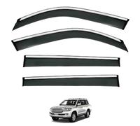 ZDDYUU Car Wind Deflectors for Toyota Land Cruiser LC200 MK9-J200 2008-2020, Sun Rain Guards Visor Car Window Shields Protector Deflectors Auto Parts Stick-On,4 PCS