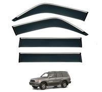 ZDDYUU Car Wind Deflectors for Toyota Prado FJ90 MK2-J90 1997-2001, Sun Rain Guards Visor Car Window Shields Protector Deflectors Auto Parts Stick-On