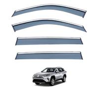 ZDDYUU Car Wind Deflectors for Toyota RAV4 MK5-XA50 2020-2025, Sun Rain Guards Visor Car Window Shields Protector Deflectors Auto Parts Stick-On,4 PCS