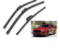 ZDDYUU Front + Rear Wiper Blades Set for Maserati Levante 2016-2024, Wiper Front & Rear Wiper Blades Set Windscreen Wiper All-Season Performance