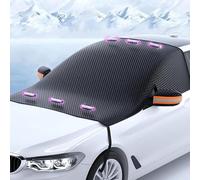 ZDDYUU Magnetic Car Windscreen Cover for VW T5 T6 multivan, Windscreen Half Car Cover for All Weather Front Window Windshield Frost Snow Covers