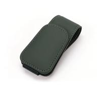 ZDDYUU Sunglasses Holder for Car for Jeep Wrangler TJ 1997-2006, Car Magnetic Glasses Holder Leather Sunglasses Clip and Ticket Card Clip,E