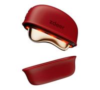 ZDEER Face Massager with Red Light Therapy, Electric Gua Sha Facial Sculptor Tool for Face & Neck, 3 Adjustable Levels of Heating and Vibration for Sculpting, Firming & Skincare, Red
