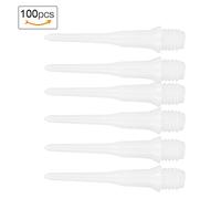 ZDETGU 100pcs Plastic Tips Replacement Set for Electronic with Design and Standard Size (White)