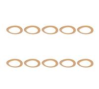 ZDETGU 10Pcs High-Temp Rubber Piston Rings for 1100W Oil Pump