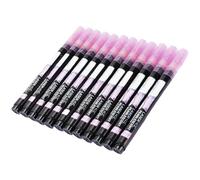 ZDETGU 12 Pack Metallic Marker Pens with Dual Tips Glitter Paint for Crafts Cards Scrapbooking Glass Wood Vibrant Pearl Finish Art Supplies for Artists and Hobbyists