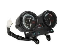 ZDETGU 12V Motorcycle Speedometer Odometer Gauge for YBR125, Mechanical with Two Back Pillars, Precise Display for Speed and Mileage (Electronic Style with One Pillar On The Back)