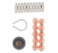 ZDETGU 23PCS Cutter Accessory Kit with Electrodes and Nozzle Tips - Brass and Alloy Steel Construction for Precise Cutting - Compatible with Klutch Chicago