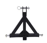 ZDETGU 3 Point Trailer Hitch Receiver - Duty Stainless Steel 2 Inch Quick Hitch Adapter for Class Tractors, 3000lb Towing Capacity, Compatible with BX, LM25H, WLM, NorTrac, Kioti,