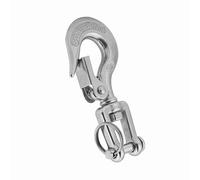ZDETGU 350KG Working Load Limit Stainless Steel Swivel Eye Hook, 360 Degree Rotatable Hoist with Metallurgy Mining Equipment, Easy to Install, No Drilling or Welding Required, (90mm)