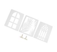 ZDETGU 3PCS Light Shadow Boards for Photography - Angled Window & Pattern Background Set for Indoor Portraits, Still Life, and Product Shots - Professional Photo Props with Stands for