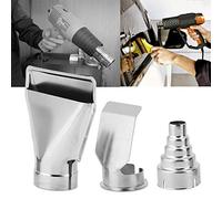 ZDETGU 3PCS Steel Nozzle Set for Hot Guns - High Temperature Nozzles with Proof Design for Paint Stripping, Wrinkle Removal, and Crafting - Power Tool
