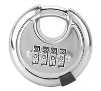 ZDETGU 4 Digit Combination Disc Padlock with Hardened Steel Shackle for Various Security Needs