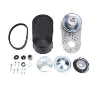 ZDETGU 40 Series Go Kart Drive Pulley Belt Set, 1in 3/4in Clutch Kit with Shaft, High Grade Metal Construction