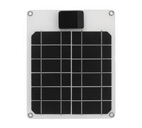 ZDETGU 5W 5V Solar Panel Monocrystalline Power Generator for Charging Devices in RVs Boats and More (White)