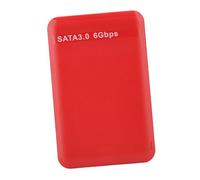 ZDETGU 6Gbps, 2.5inch USB3.0 High Speed 6TB Mobile Hard Disk Enclosure Supports UASP Acceleration, Hot Plug and Play, 70 Faster Transfer Rate (Red)
