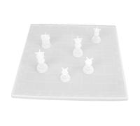 ZDETGU 7 Pcs Chess Silicone Molds for DIY - Flexible Reusable Set for Making Full Size Chess Pieces with Kids, & Easy Demoulding