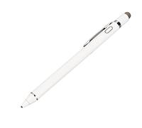 ZDETGU Active Stylus Pen with 1 2mm Fine Tip, Slim Aluminum Alloy Capacitive Stylus for Tablet Phone, Precise Drawing Writing Tool for Artists Students Professionals (White)