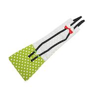 ZDETGU Adjustable Chicken Diapers Washable Reusable Pet Diapers for Chickens Ducks Lightweight Soft Polyester Proof Design with Bow Knot Green White Dot XS (S)