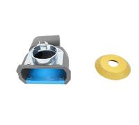 ZDETGU Angle Grinder Shroud Cover PA66 Guard for 100 & 115 Grinders, 9mm Slotting Depth, Fits 42-45mm Wheels Cutting & Grinding Collector Attachment for Marble, Tile, and Concrete (25MM)