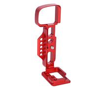 ZDETGU Arrow Storage Case L Bracket Plate Hand Grip Holder for A6000 ILCE 6000, Red Matte Aluminum Alloy Camera Bracket with Universal AS Compatibility, Secure Ergonomic Design for Tripod