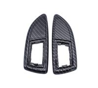 ZDETGU Auto Side Indicator Frame Side Wing Indicator Surrounds 2 PCS Carbon Fibre Effect Replacement for Corsa VXR