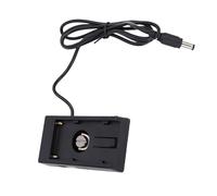 ZDETGU Camera Battery Adapter Plate Fit For NP F550 F570 F750 F770 F960 F970 Battery DC5.5 2.1mm Output Port 1 4in Screw Mount