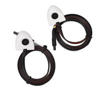 ZDETGU Car Blind Spot Camera Night Vision Assist Water Tape Mounting Left Right Side View Camera for Car Surveillance System (White)