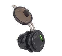 ZDETGU Car Digital Display with Voltage and Current Meter Fast Charging QC3.0 USB for 12-24V Vehicles Design (DC12~24V)