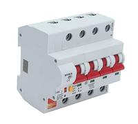 ZDETGU Circuit Breaker Switch 4 Pole - WiFi & Remote Control for Home, 125A 400V AC with Lock, Stable Voltage Protection, Multi Device Pairing, Reliable Support (125A)