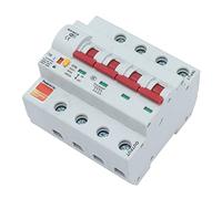 ZDETGU Circuit Breaker Switch 4 Pole - WiFi & Remote Control for Home, 125A 400V AC with Lock, Stable Voltage Protection, Multi Device Pairing, Reliable Support (40A)