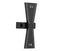 ZDETGU Dovetail Marker Tool Aluminum Joinery for Woodworking, Dovetail with 1:5 & 1:8 Scales, Essential Wood Joints Measuring Jig for Craftsmen