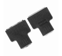 ZDETGU Durable Ethernet Cable Adapter RJ45 Splitter to 2 Port LAN Connector for Stable Internet Connection with Hubs Switches TVs and Computers Reliable RJ45 Coupler for Seamless (Black)