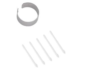 ZDETGU EMR Digital Pen Tips, 10 Pack ABS Plastic Replacement Nibs with Nibs Removal Tool, Compatible with Remarkable 1 2 Note 10 20 Tab S6 S7 King Write MR05 Scribe Pen2 Lumi2 Note (White)