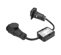 ZDETGU European 13 Pin to US 7 Way Trailer Light Converter Plug-and-Play Adapter for Seamless Vehicle to Trailer Wiring Compatibility Round Connector for Reliable Electrical Conversion