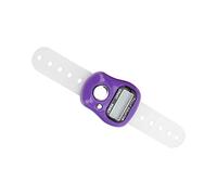 ZDETGU Finger Counter, 5 Digit LCD Hand Tally Counter with Resettable Button and Adjustable Silicone Belt, for Praying Walking Counting Sports Tally (Purple)