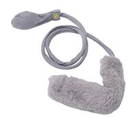 ZDETGU Fun Flopping Fish Cat Toy with Catnip Interactive Kitten Toys for Play & Exercise Soft Plush Biting Chewing Toy with Bells Stress Relief for Indoor Cats (dog tail)