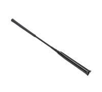 ZDETGU Horse Whip Riding Crop with Secure Silicone Grip Patent Leather Equestrian Training Tool for Horse Racing and Riding Performance (Black)