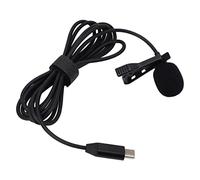 ZDETGU Lavalier Microphone for Action OA2 OA3, Omnidirectional Clip On Mic with Windproof Sponge, High Fidelity Sound for Vlogging, Live Streaming, Interviews, and Online Courses