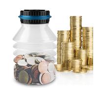 ZDETGU LCD Display Digital Box Jar for Coin Counting and Savings with Innovative Design