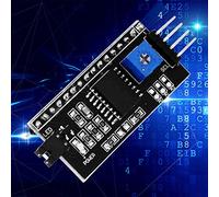 ZDETGU LCD1602 Adapter Board IIC/I2C Interface Module for 1602 LCD Display IO Port Saver Space Optimization Solution for Sensor and Relay Modules Control Board Compatibility