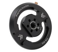 ZDETGU Magnetic Phone Tripod Mount Adapter - 360° Rotating Strong Magnet Holder with 1/4in Screw for &, Universal Tripod Compatibility for Vlogging, Filming, Photography, Live